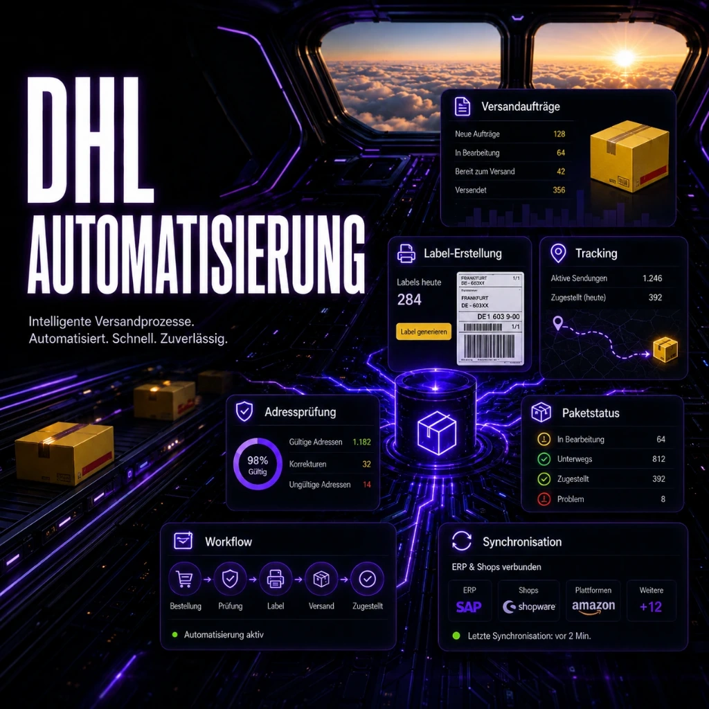 Odoo DHL Service (bis 5000 Bestellungen pro Monat)